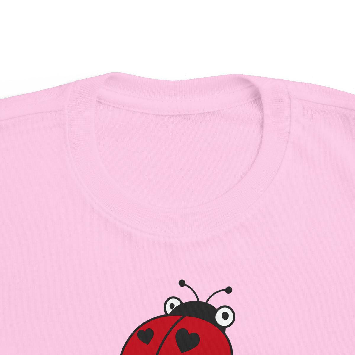 Love Bug Lady Bug Valentine's Day Shirt | Ladybug Nature Gift | Kid's Toddler Fine Jersey T-shirt