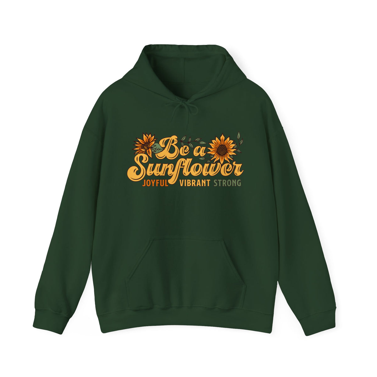 Be a Sunflower Girl Power Sunflower Shirt | Plant Lady Psychologist Gift | Unisex Hooded Sweatshirt