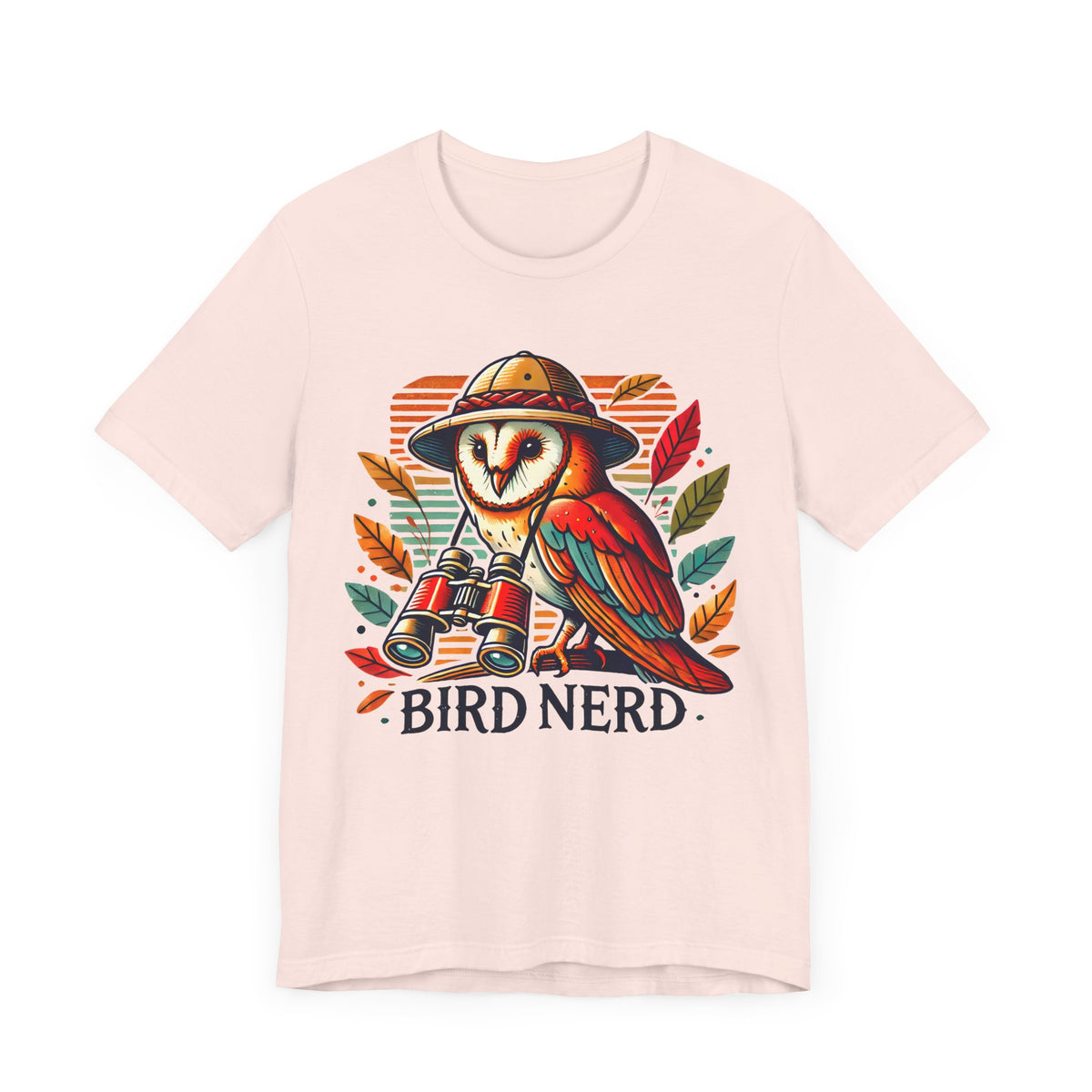 Funny Bird Nerd Owl Shirt | Bird Watcher Shirt | Bird Watching Gift | Ornithology Shirt | Cute Owl Gift | Unisex Jersey T-shirt