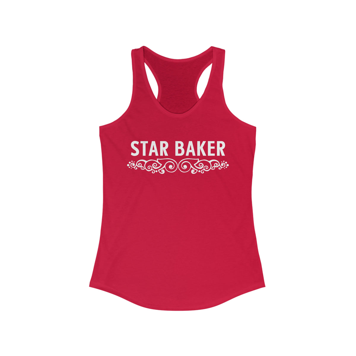 Star Baker British Baking Shirt | Baker Gifts | Women's Slim-fit Racerback Tank Top