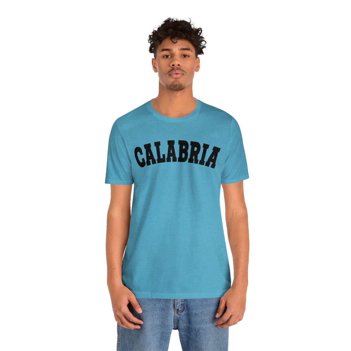 Calabria College Style Italian Shirt | Calabria Italy Italian Gift | Unisex Jersey T-shirt