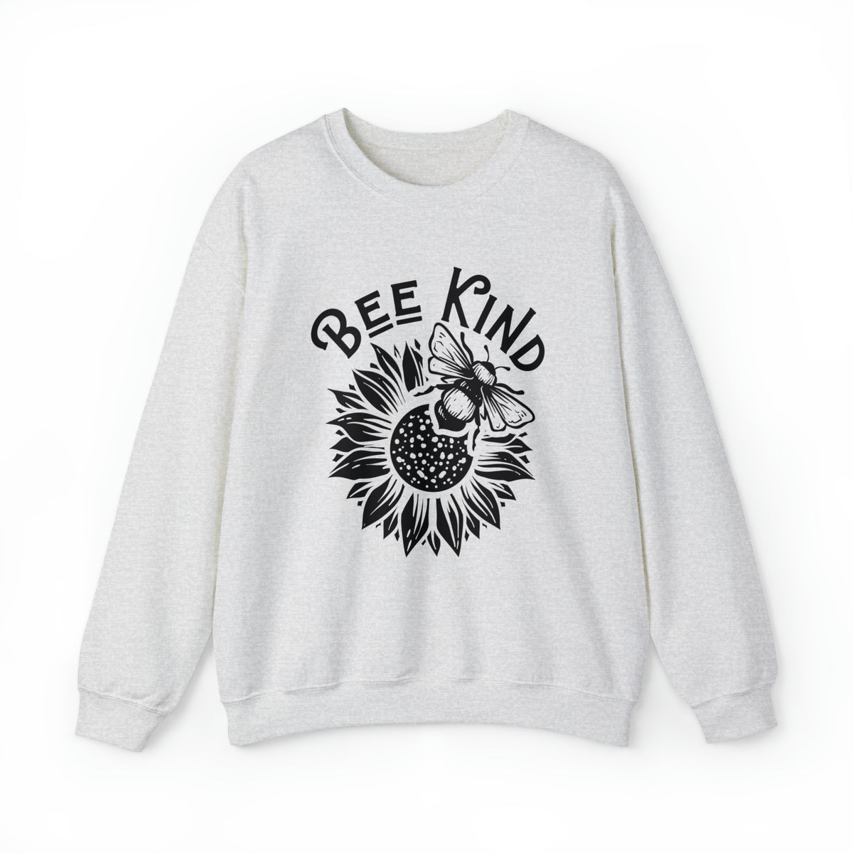 Bee Kind Inspirational Sunflower Shirt | Be Kind Gift | Unisex Crewneck Sweatshirt