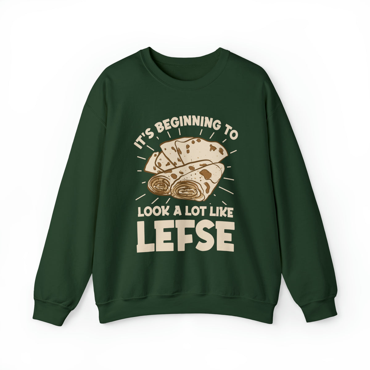 Norwegian Lefse Funny Holiday Baking Shirt | Baker Gift | Unisex Crewneck Sweatshirt