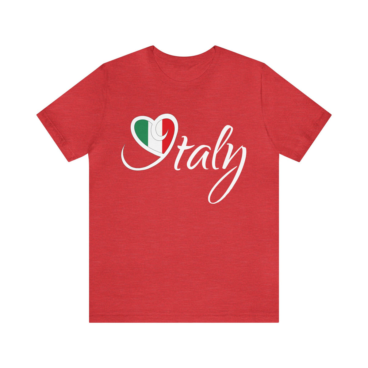I Love Italy Travel Lover Wanderlust Shirt | Wanderlust Italian Travel Gift | Unisex Jersey T-shirt