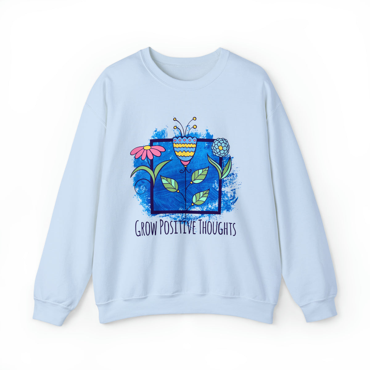 Positive Thoughts School Psychologist Shirt | Mindfulness Psychology Gift | Unisex Crewneck Sweatshirt