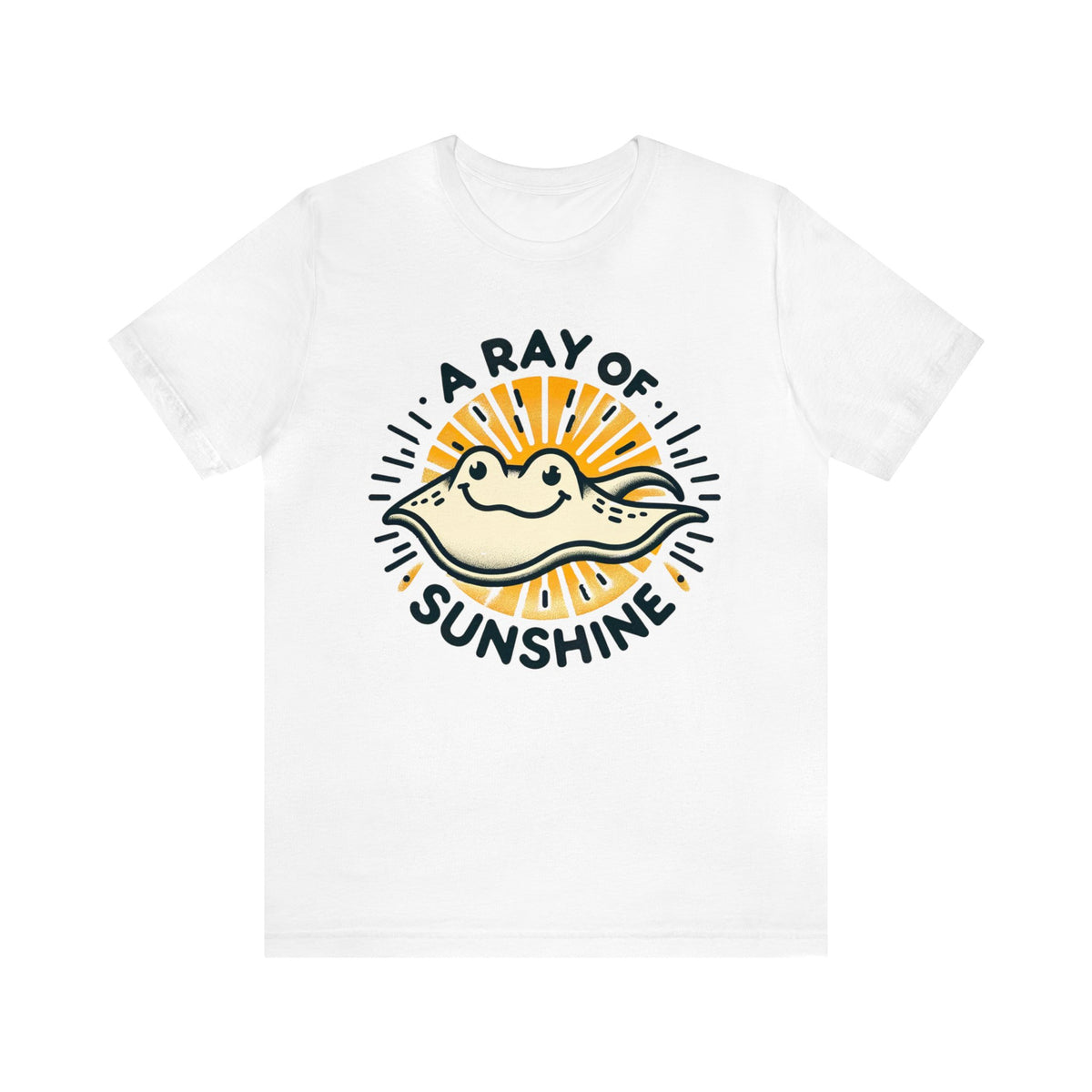 A Ray of Sunshine Cute Stingray Shirt | Surfer Shirt | Ocean Lover Gift  Unisex Jersey T-shirt