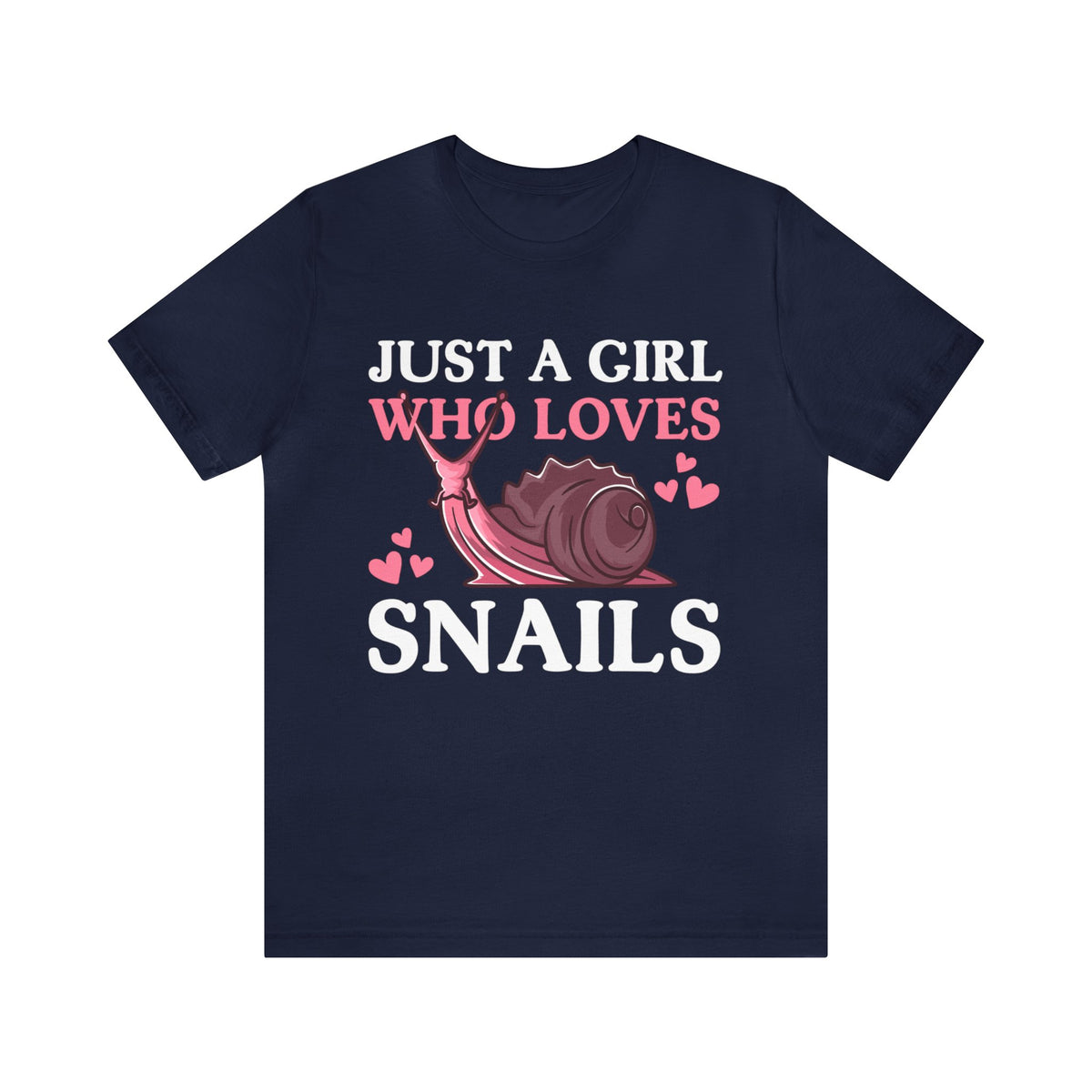 Just a Girl Who Loves Snails Nature Shirt | Snail Lover Shirt | Unisex Jersey T-shirt
