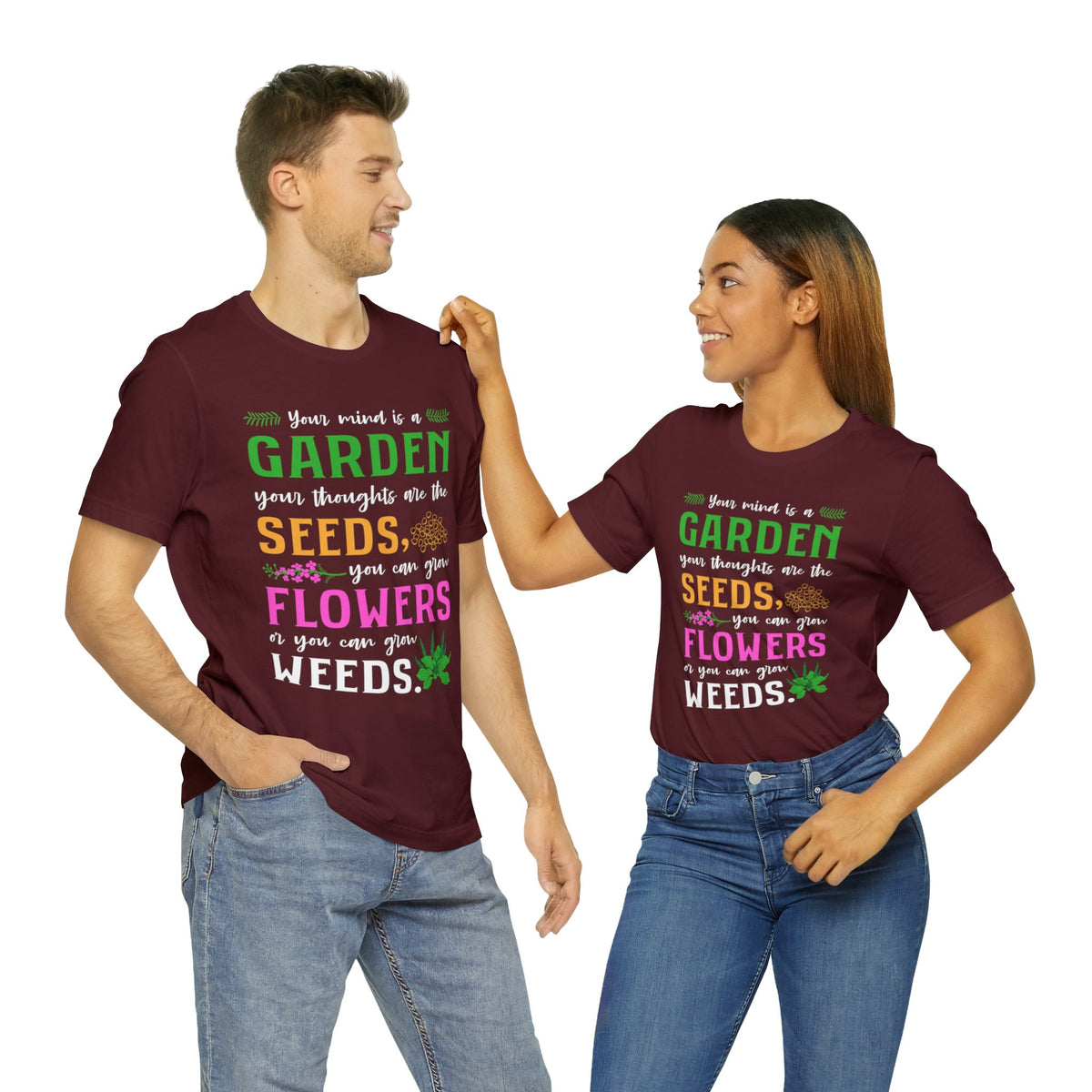 Garden Mindfulness School Psychologist Shirt | Mindfulness Gift | Unisex Jersey T-shirt