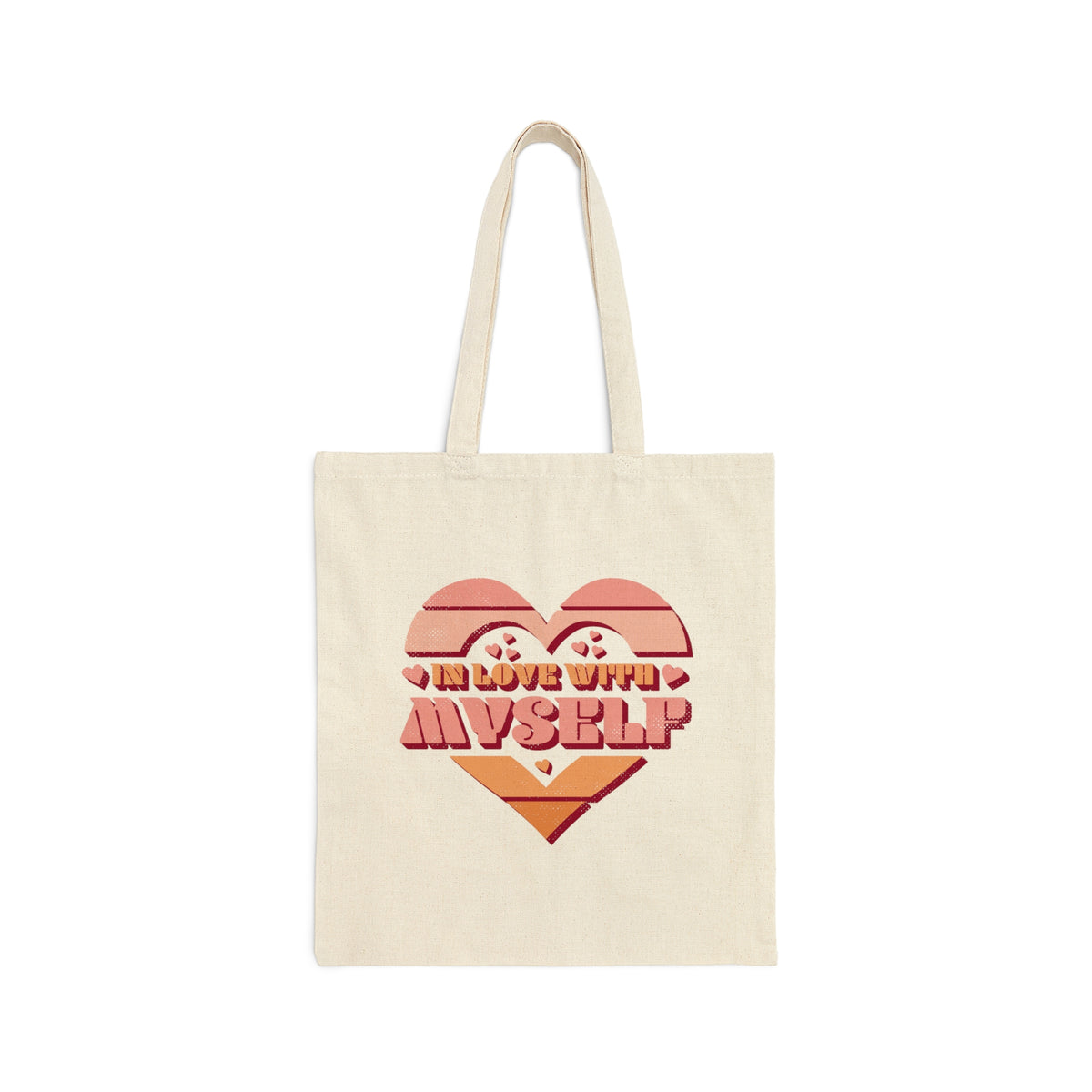 In Love With Myself  Self Care Tote Bag | Valentines Day Shirt |Affirmation Gift For Her | Organic Canvas Tote Bag