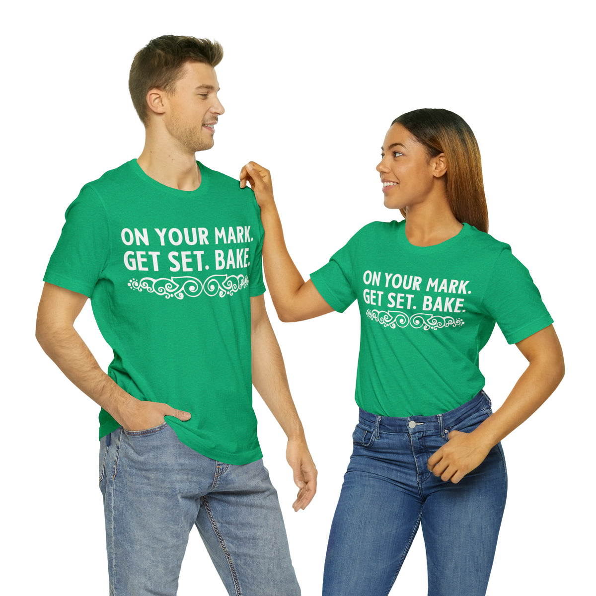 On Your Mark Great British Baking Shirt | Christmas Baking Gift | Unisex Jersey T-shirt