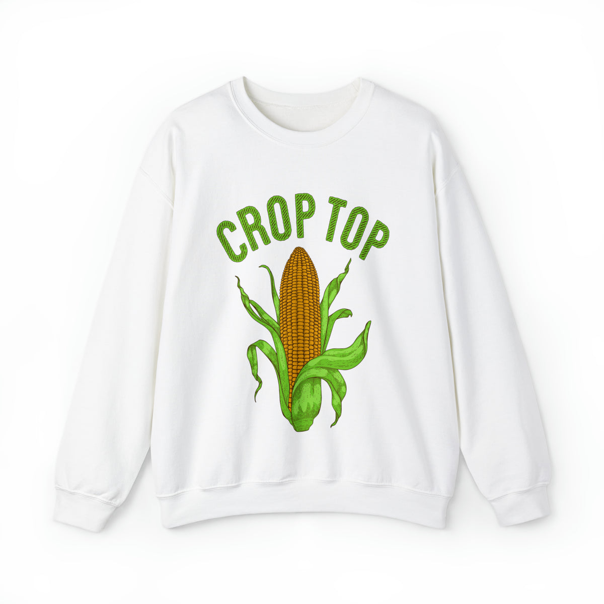 Corn Crop Top Funny Farming Shirt | Corn Gift For Her | Unisex Crewneck Sweatshirt