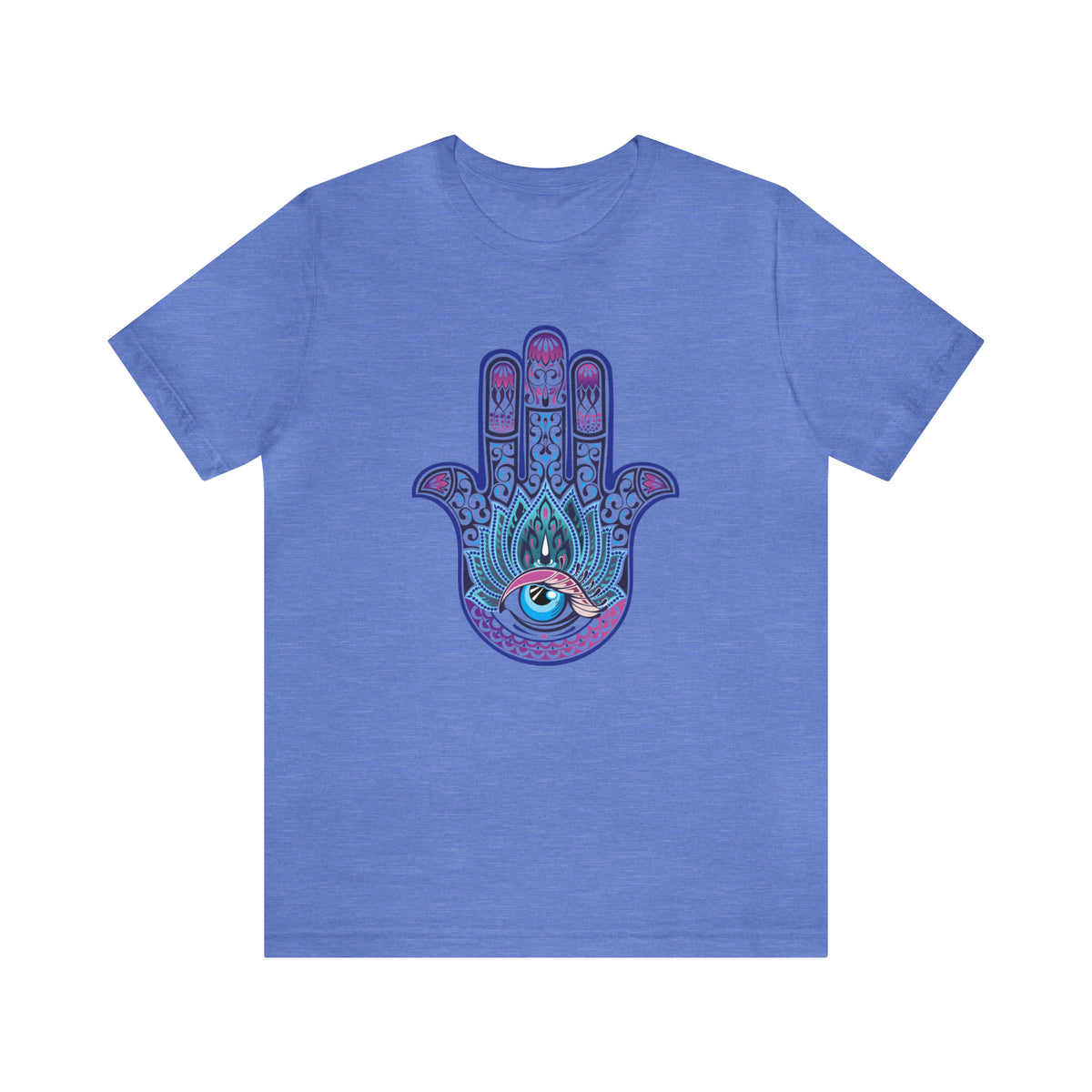 Hand of Fatima Evil Eye Protection Shirt | Muslim Gift Protection Amulet | Unisex Jersey T-shirt