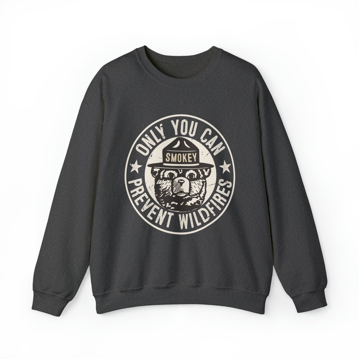 Smokey Bear Prevent Wildfire Camping Shirt | Unisex Crewneck Sweatshirt
