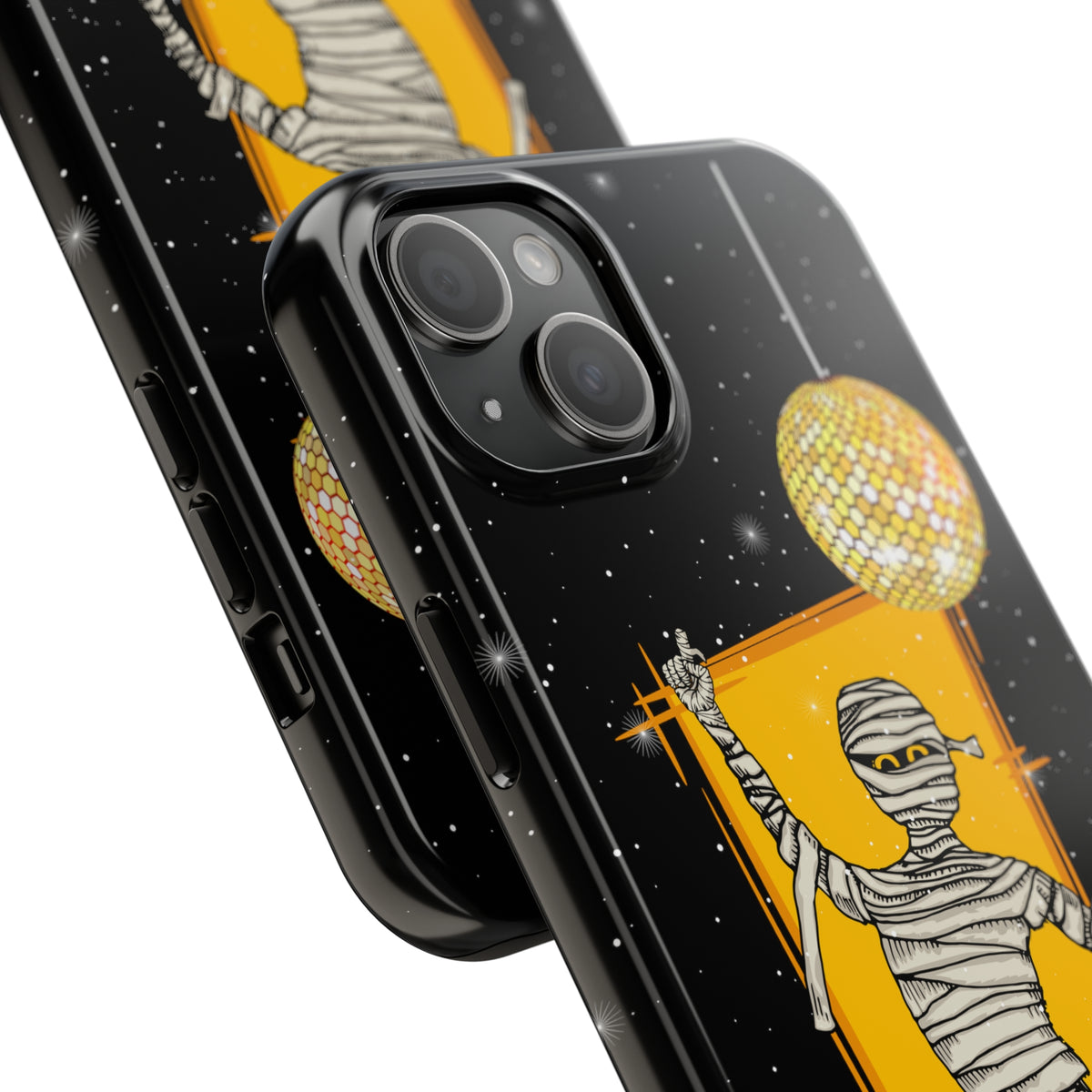 Disco Mummy Halloween iPhone Case 15 14 13 12 11 (all models) | Halloween Party Gift | Tough Phone Case