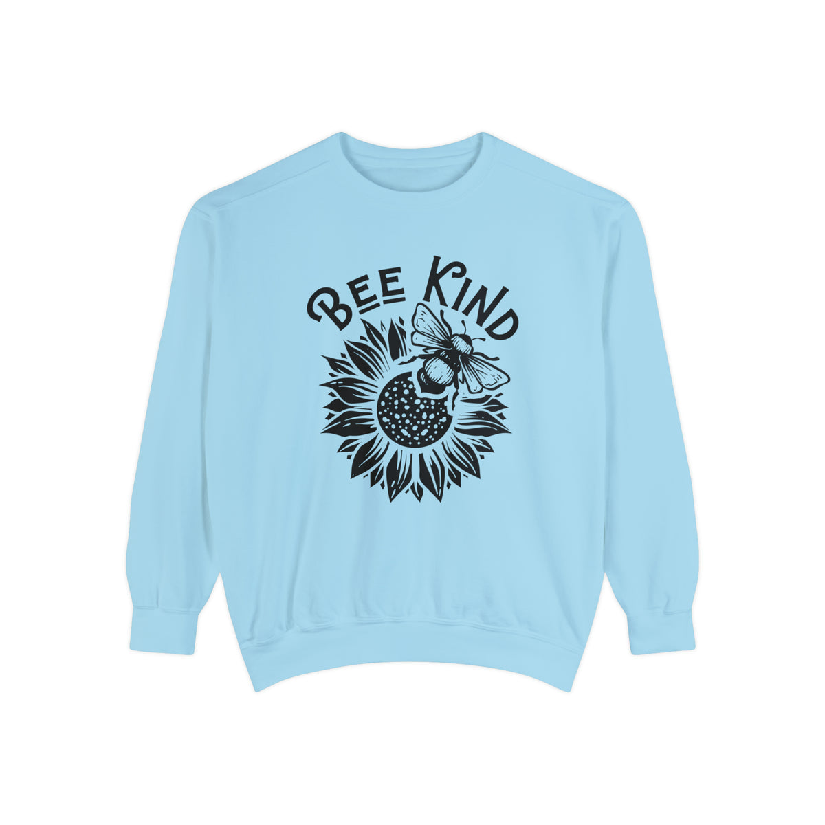 Be Kind Cute Bee Shirt | Bee Lover Gift for Her | Bee Kind T-shirt | Nature Lover Shirt | Kindness Shirt | Unisex Garment-Dyed Sweatshirt