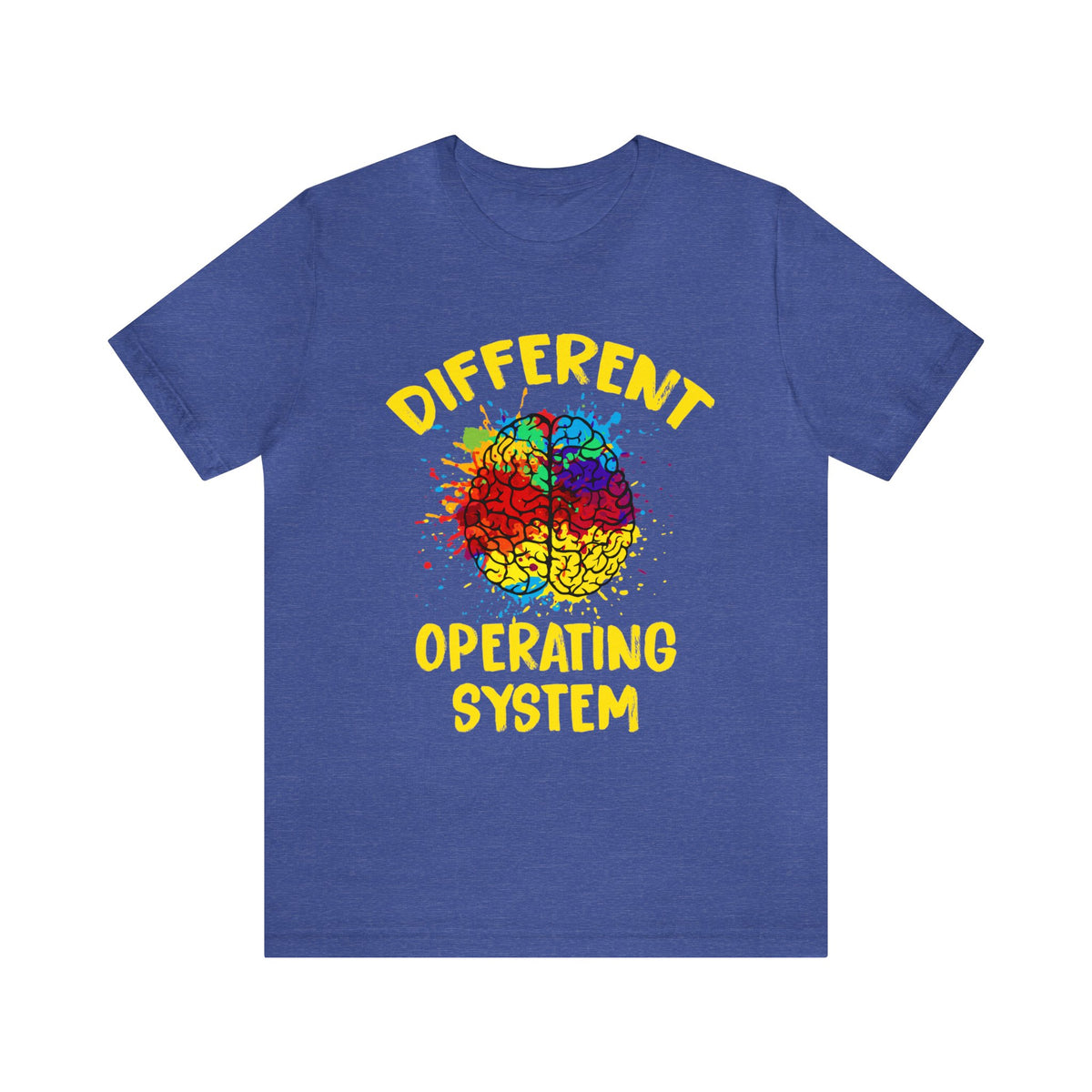 Different Operating System Autism Shirt | Autism Awareness Gift | Unisex Jersey T-shirt