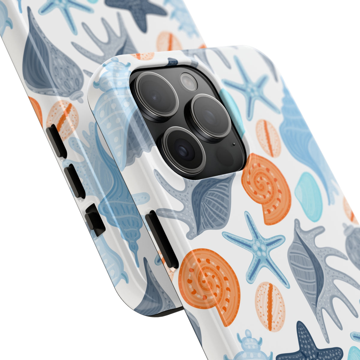 Seashells Beach bum iPhone 15 Case | iPhone 14 13 12 11 Phone Case | Beach Bum Gift | Tough Impact-resistant Phone Case