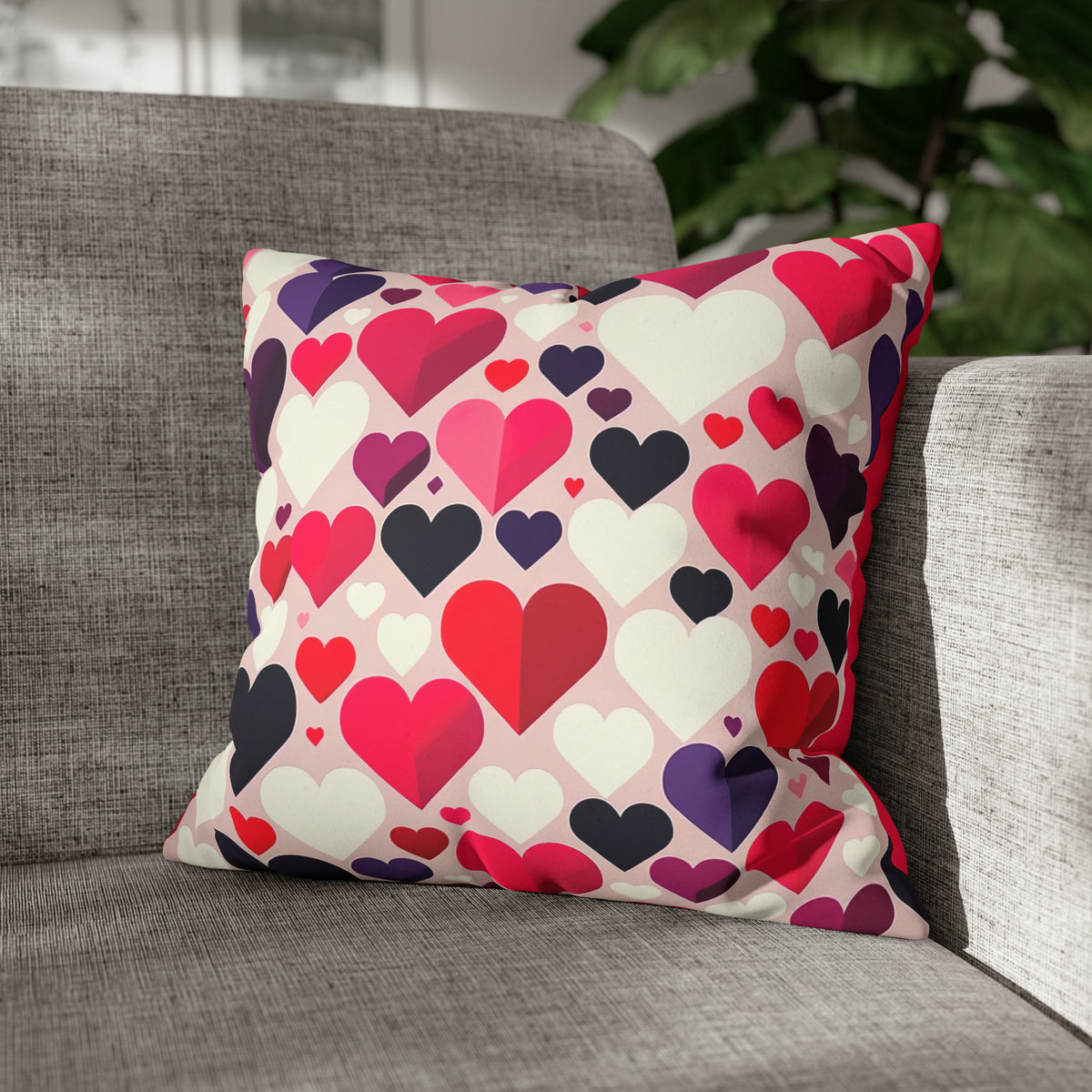 Cute Valentine Throw Pillow Case 