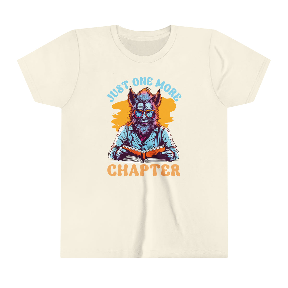 Just One More Chapter Werewolf Shirt | Halloween Book Shirt | Book Lover shirt | Book Lover Gift | Youth Jersey T-shirt