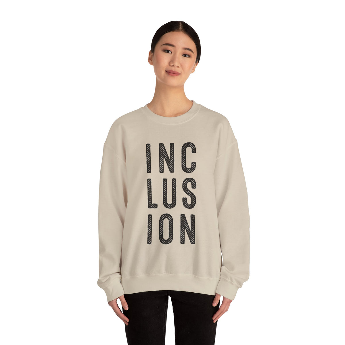 Inclusion Autism Disability Shirt | Autism Awareness Gift | Unisex Crewneck Sweatshirt