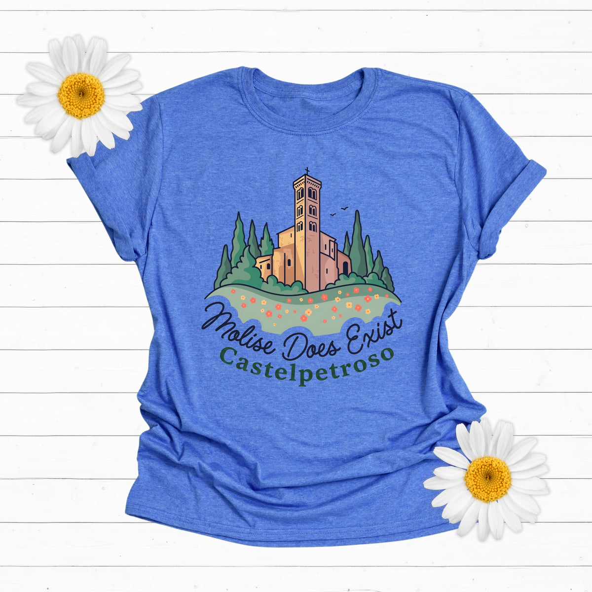 Molise Does Exist | Castelpetroso Italy Shirt | Italy Travel Lover Gift | Unisex Soft Style T-Shirt