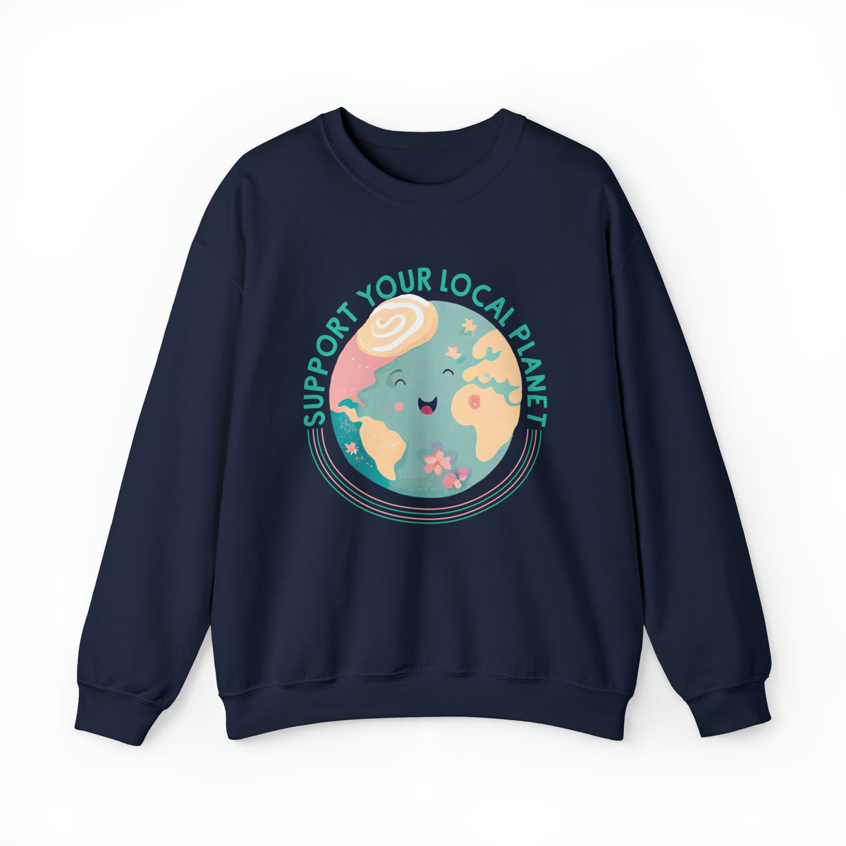 Support Your Local Planet Earth Day Shirt | Kawaii Style shirt | Nature Shirt | Gift For Her | Unisex Crewneck Sweatshirt