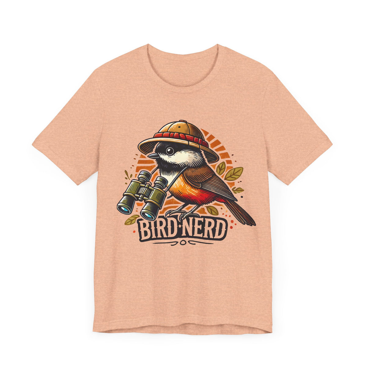 Funny Bird Nerd Robin Shirt | Bird Watcher Shirt | Bird Watching Gift | Ornithology Shirt | Cute Bird Gift | Unisex Jersey T-shirt