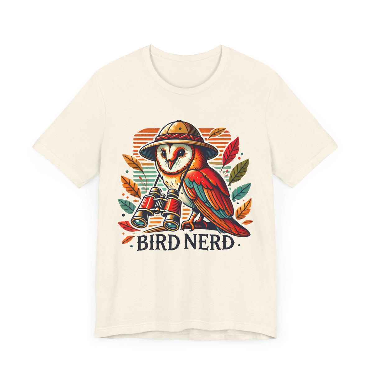 Funny Bird Nerd Owl Shirt | Bird Watcher Shirt | Bird Watching Gift | Ornithology Shirt | Cute Owl Gift | Unisex Jersey T-shirt
