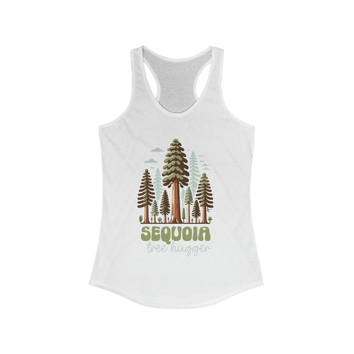 Sequoia National Park Shirt | Sequoia Tree Hugger Shirt | Camping Shirt | Nature Lover Gift  | Women's Slim Fit Racerback Tank