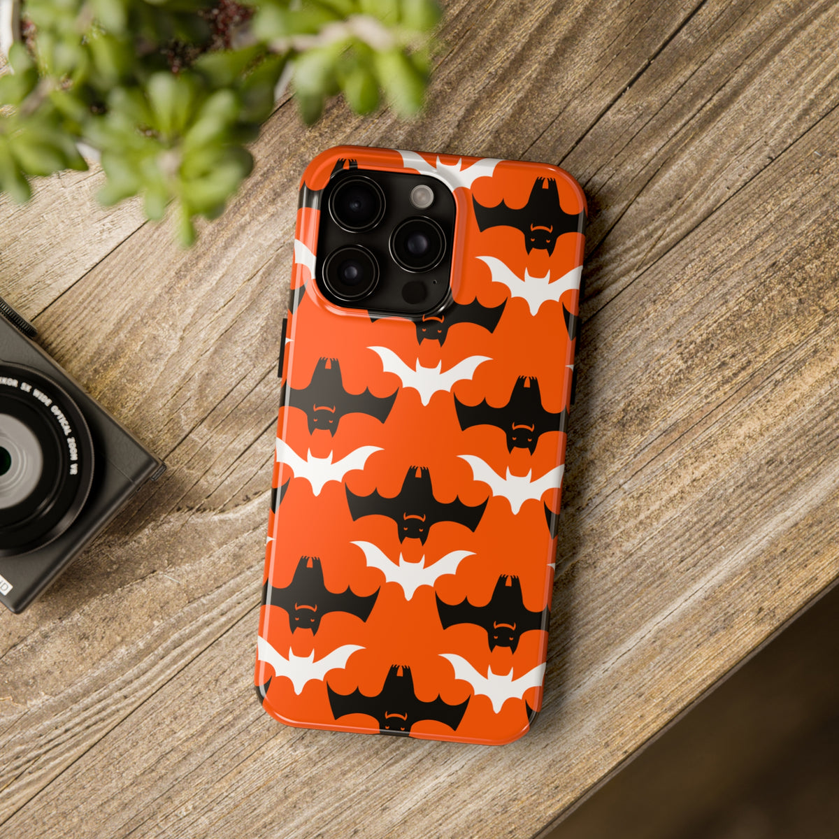 Spooky Halloween Bats iPhone Case