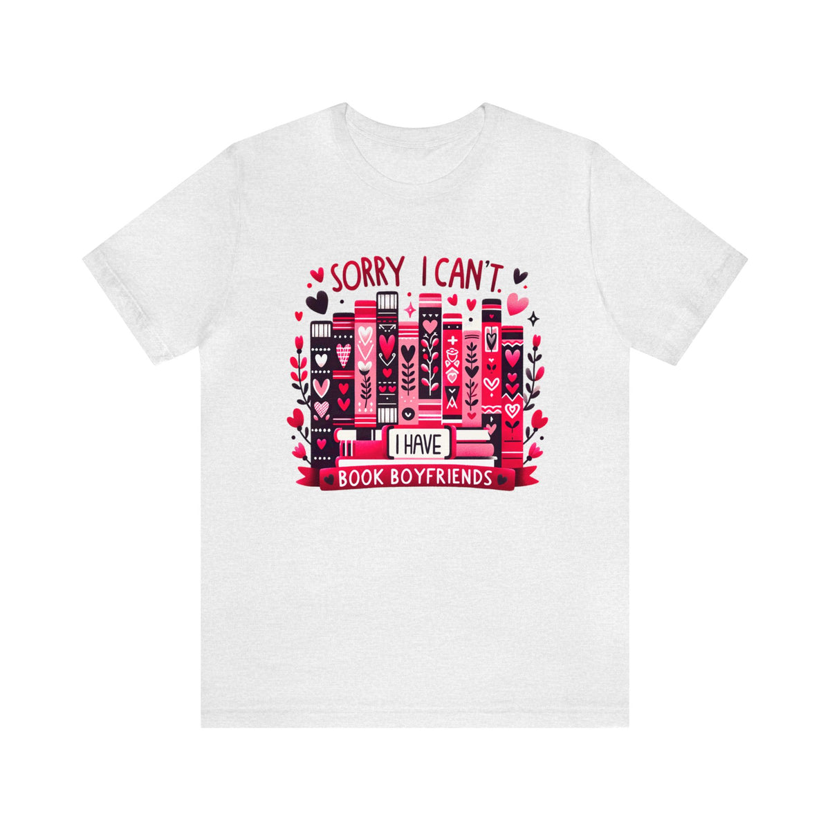 Book Boyfriend Valentines Day Shirt | Book Lover Shirt | Book Lover Valentine Gift For He | Unisex Jersey T-shirt