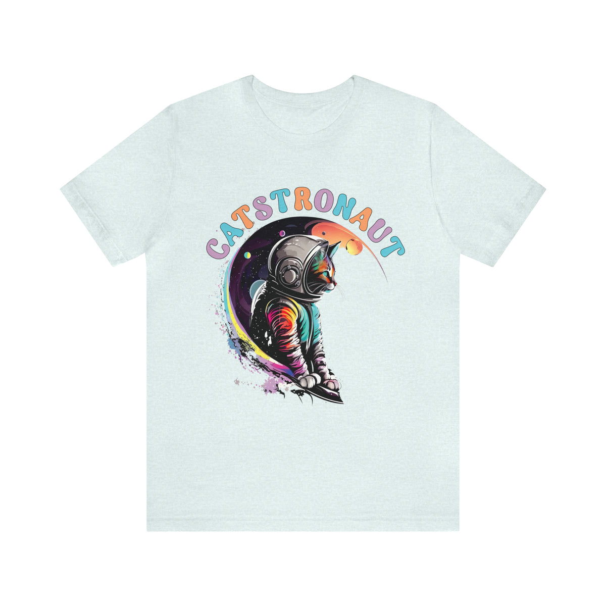 Catstronaut Funny Cat Shirt |Astronaut Shirt | Cat In Space Shirt | Cat Lover Gift | Nerd Gift | Unisex Jersey T-shirt
