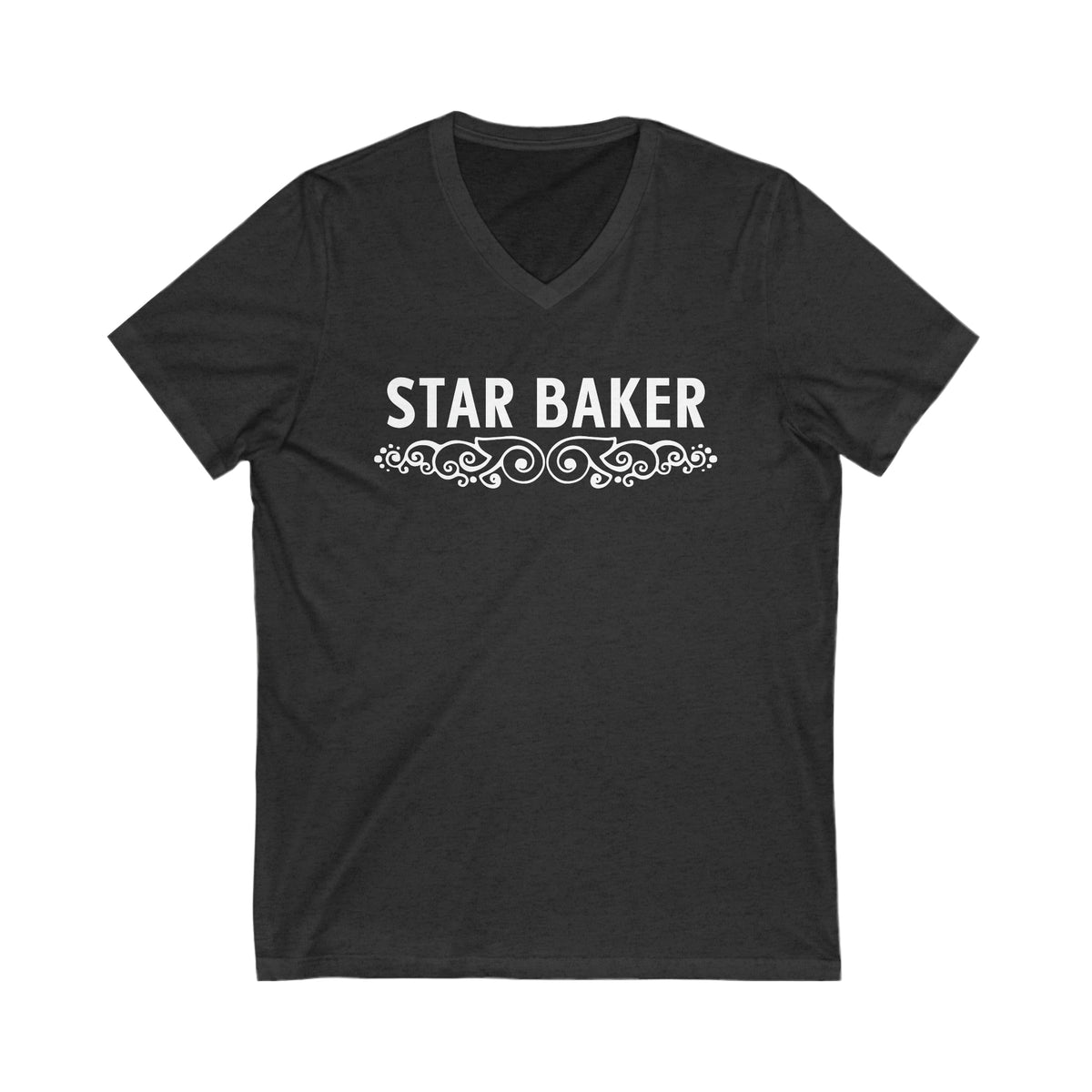 Star Baker British Baking Shirt | Baker Gifts | Unisex Jersey V-Neck T-shirt