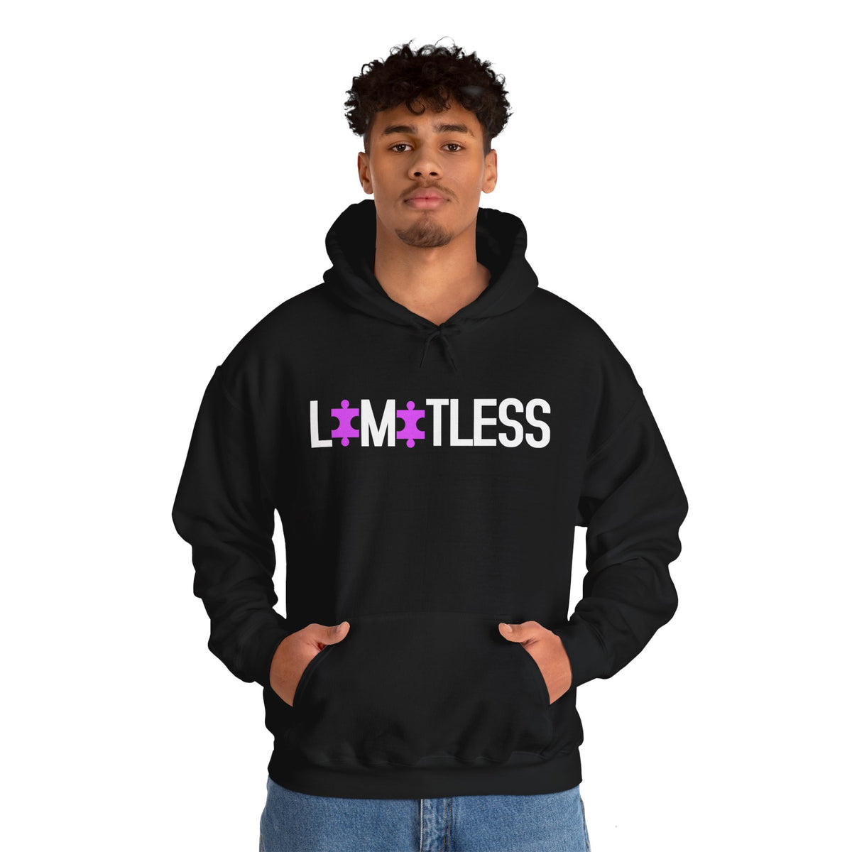 Limitless Autism Awareness Shirt | Autism Puzzle Piece Design | Unisex Hooded Sweatshirt