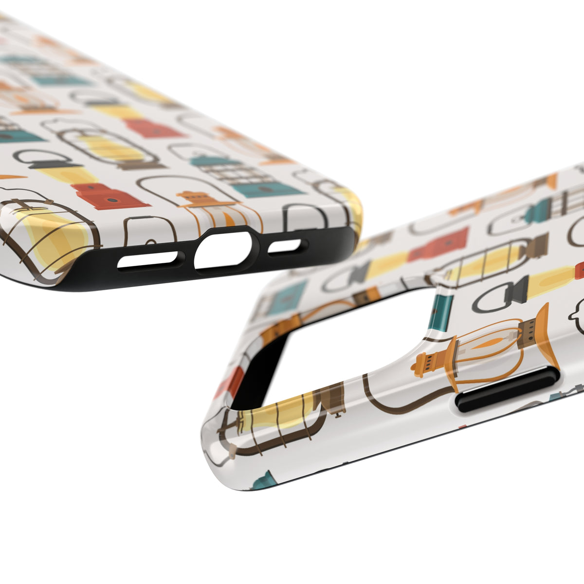 Camping Lantern iPhone  15 14 13 12 11 Case (all models) | Vintage Camping Gift | Tough Phone Case