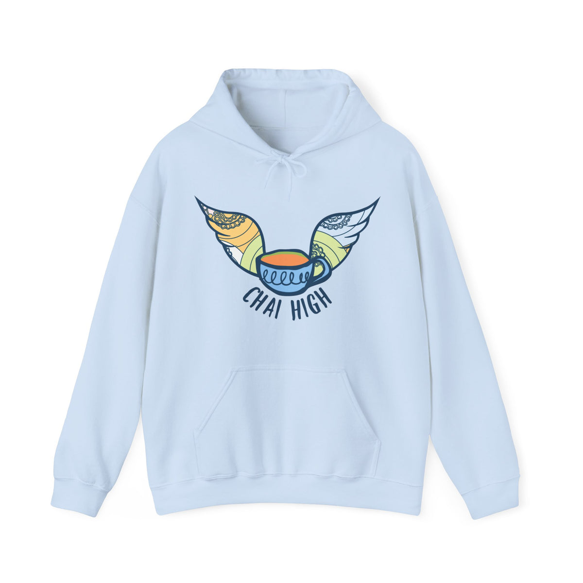 Chai High Tea Time Aesthetic Shirt | Chai Tea Lover Gifts | Unisex Heavy Blend™ Hooded Sweatshirt