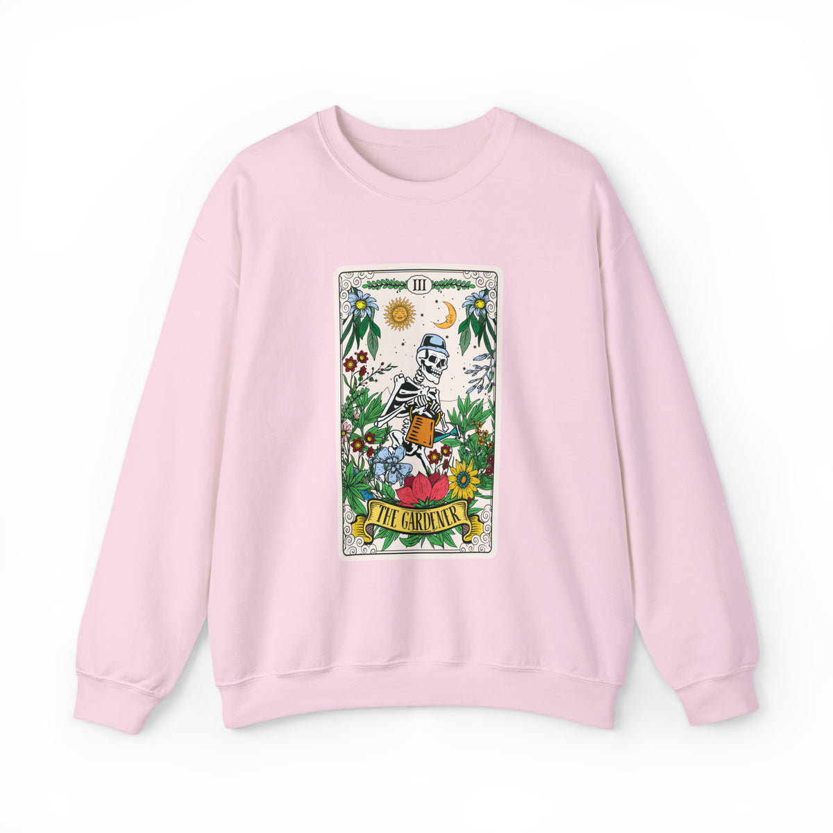 The Gardener Tarot Card Gardening Shirt | Tarot Card Gardener Gift | Unisex Crewneck Sweatshirt