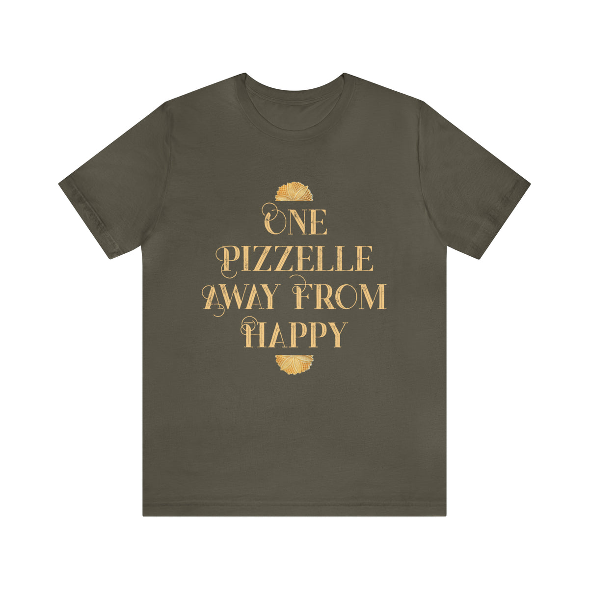 Italian Pizzelle Holiday Cookies Shirt | Foodie Baking Gift | Unisex Jersey T-shirt
