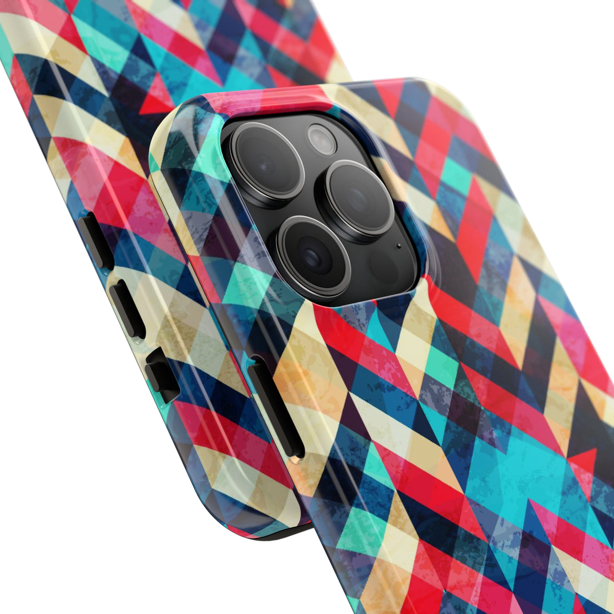 Herringbone Geometric iPhone 15 14 13 12 11 X Case (all models) | Aesthetic Gift | Tough Phone Case