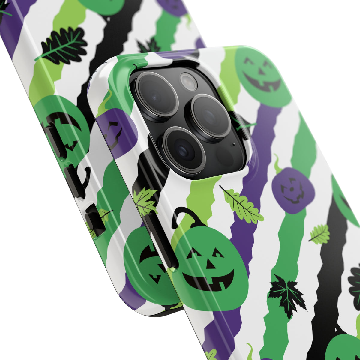 Halloween Pumpkins iPhone Case | iPhone 15 14 13 12 11 Phone Case | Halloween Gift | Tough Impact-resistant Phone Case