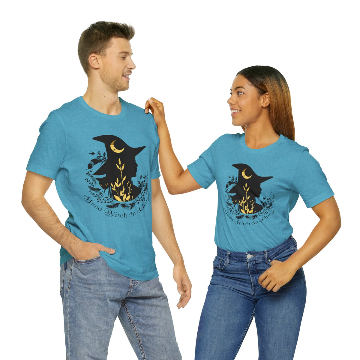 Head Witch In Charge Halloween Witch Shirt | Halloween Gift | Unisex Jersey T-shirt