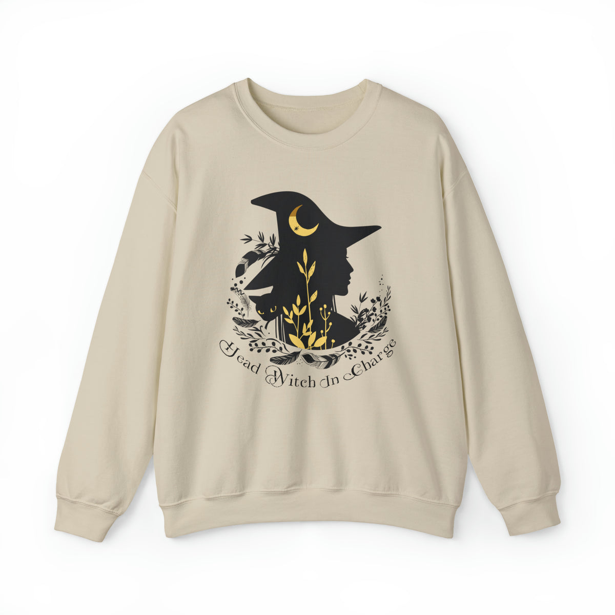 Head Witch In Charge Halloween Witch Shirt | Halloween Gift | Unisex Crewneck Sweatshirt