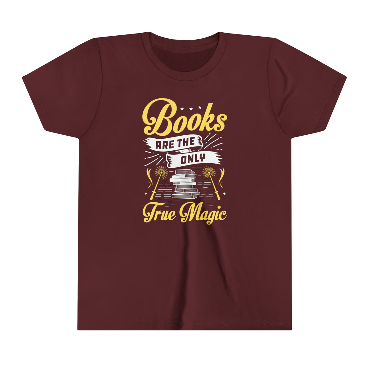 Books Magic Bookworm Book Lover Shirt | Reader Gift | Youth Jersey T-shirt