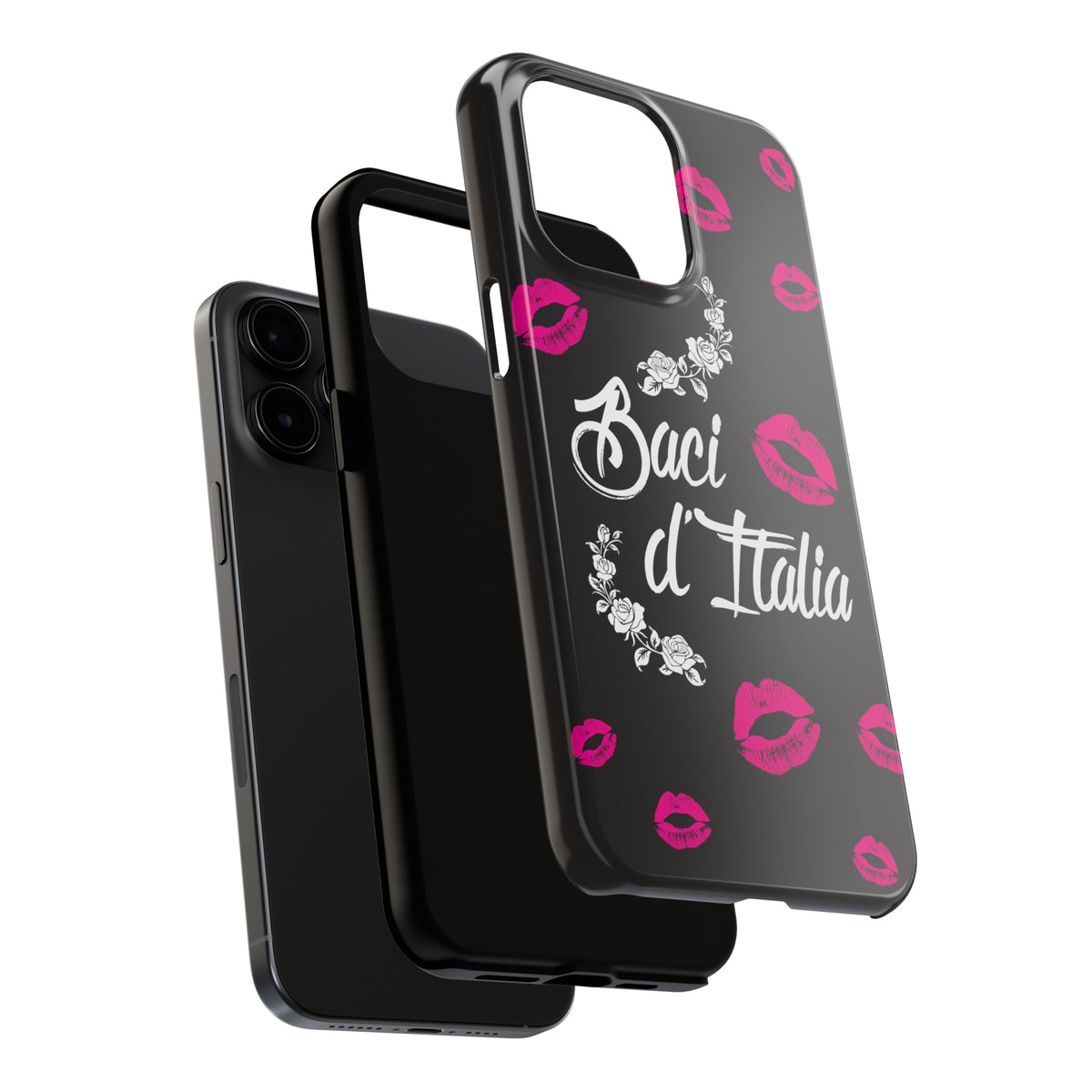 Lipstick Kisses of Italy iPhone 15 Phone Case | iPhone 11 12 13 14 15 Case (all models) | Italy Travel Lover Gift | Tough Phone Case