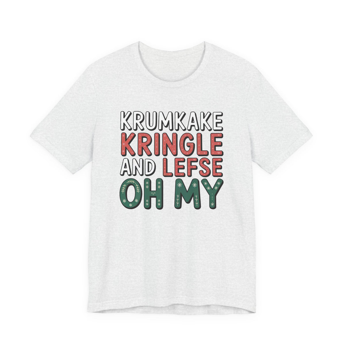Krumkake Kringle Lefse Minnesota Shirt | Nordic Christmas Baking Shirt | Unisex Jersey T-shirt