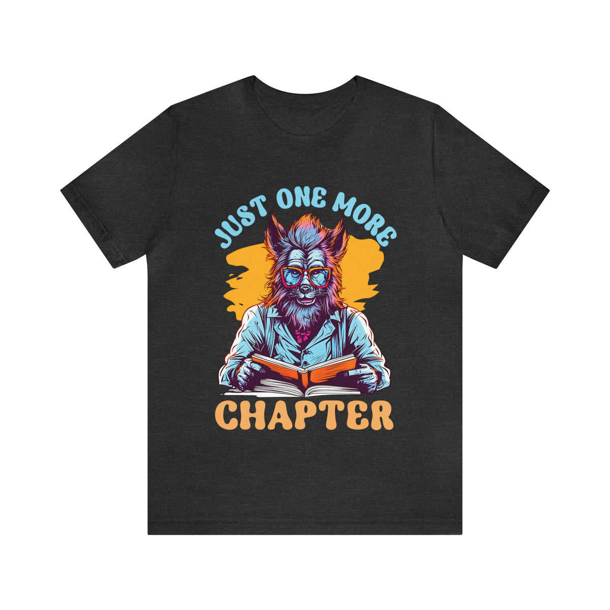 Just One More Chapter Werewolf Shirt | Halloween Book Shirt | Book Lover shirt | Book Lover Gift | Unisex Jersey T-shirt