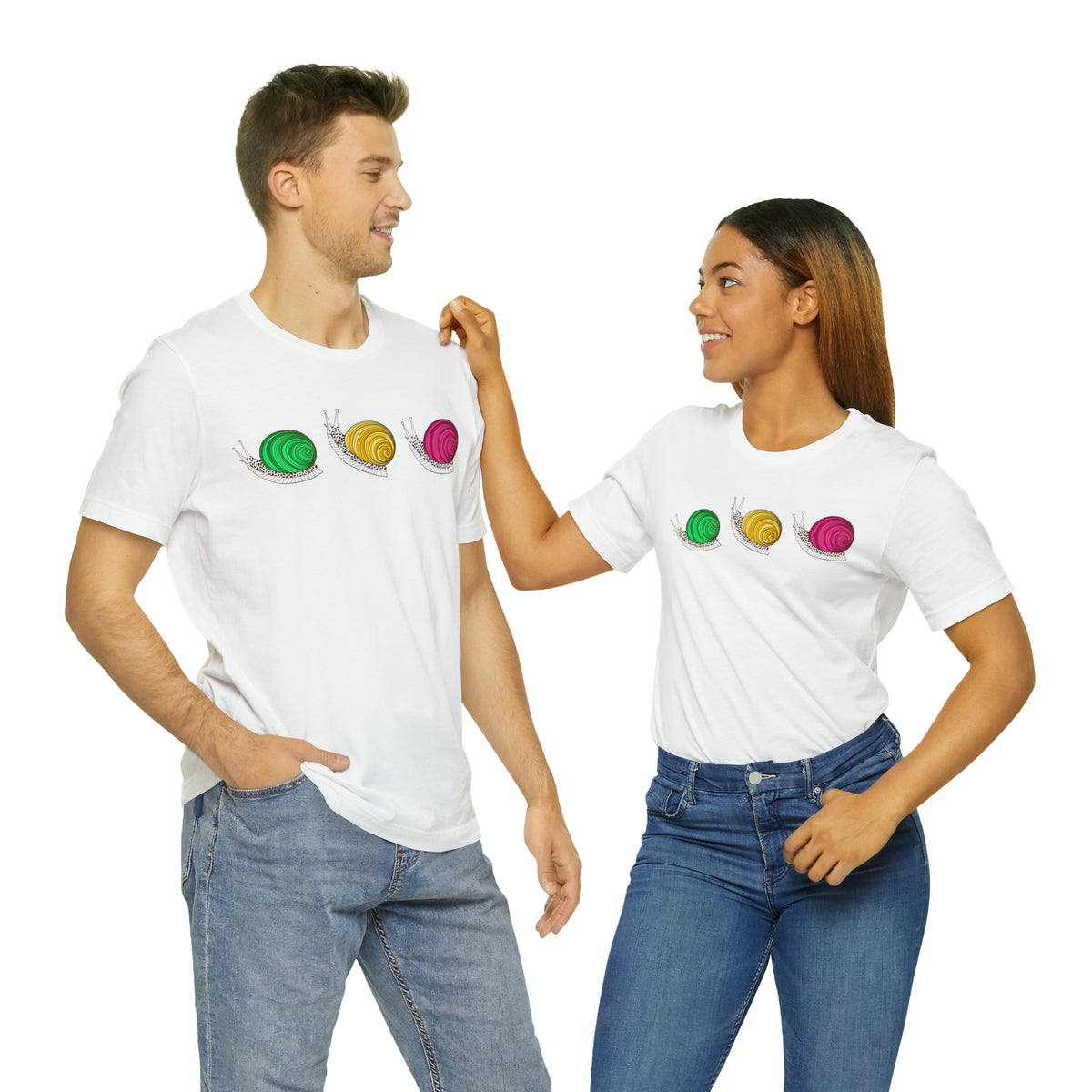 Cute Snail Lover Nature Shirt | Nature Lover Gift | Unisex Jersey Short Sleeve Tee