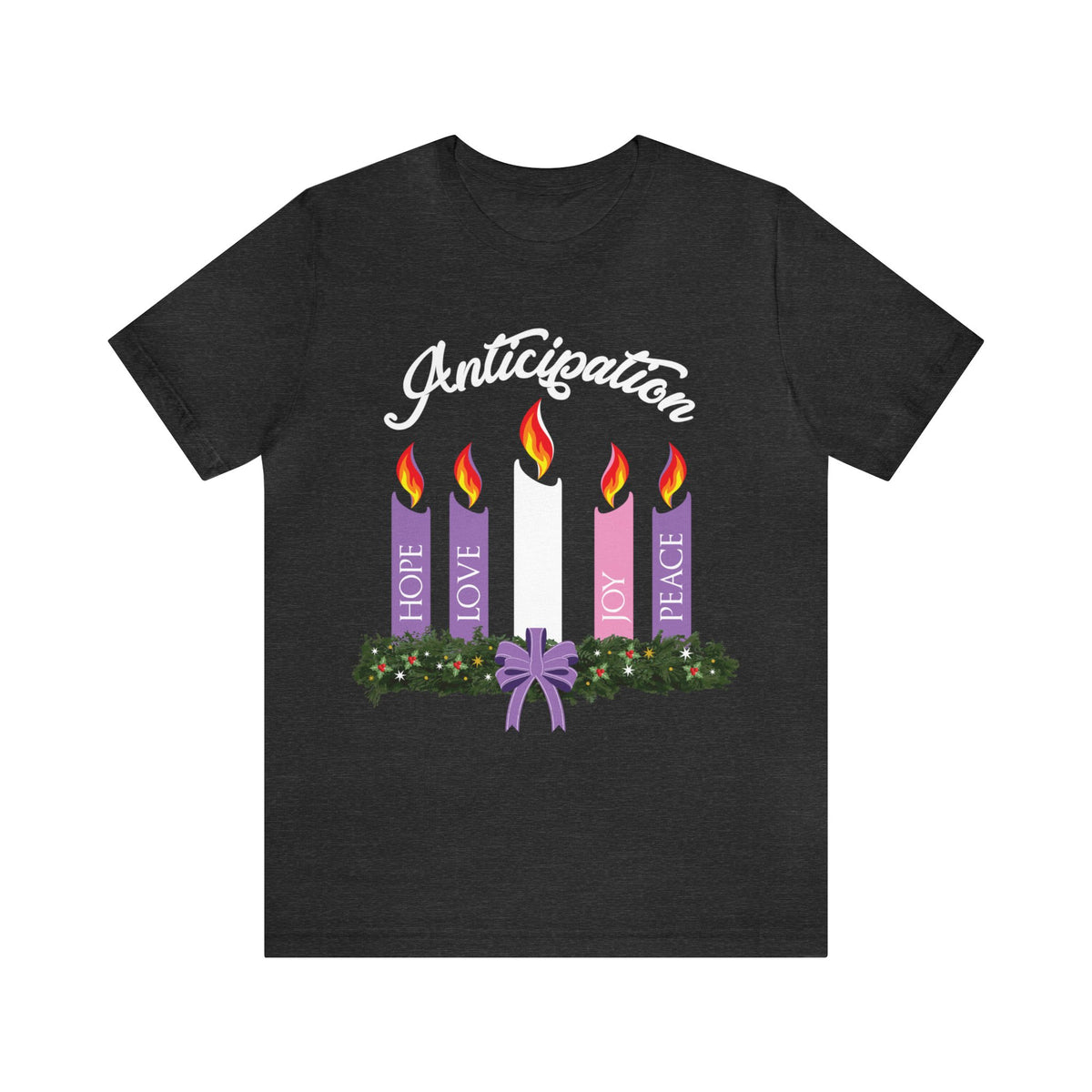 Advent Wreath Candles Christian Shirts | Advent Christmas Gifts | Unisex Jersey T-shirt