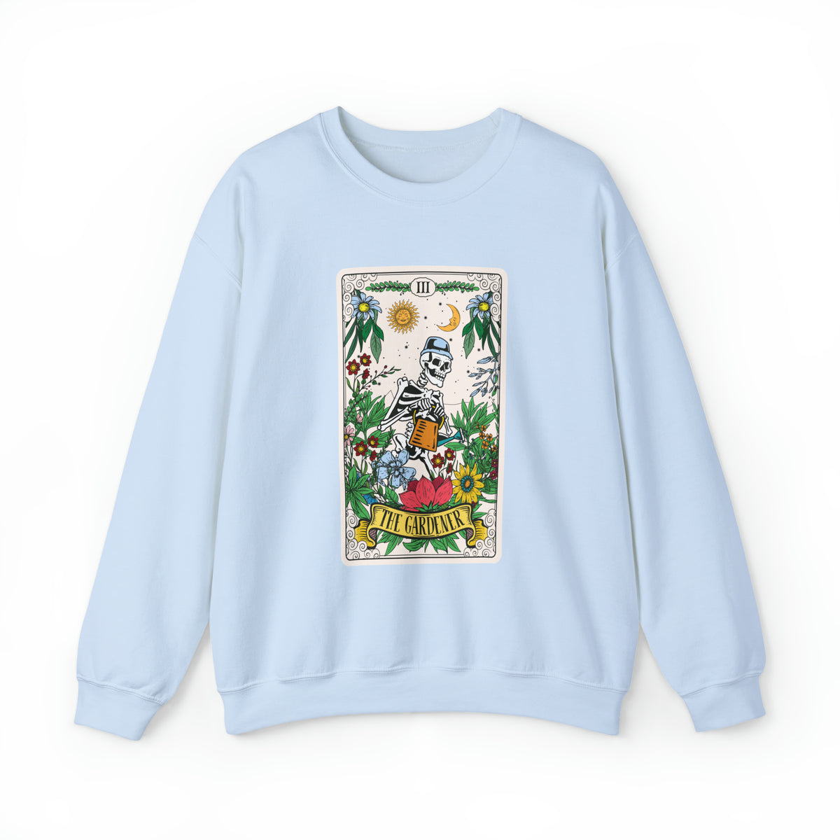 The Gardener Tarot Card Gardening Shirt | Tarot Card Gardener Gift | Unisex Crewneck Sweatshirt