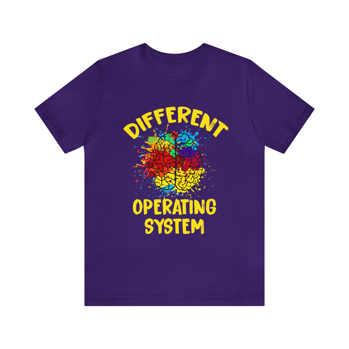 Different Operating System Autism Shirt | Autism Awareness Gift | Unisex Jersey T-shirt